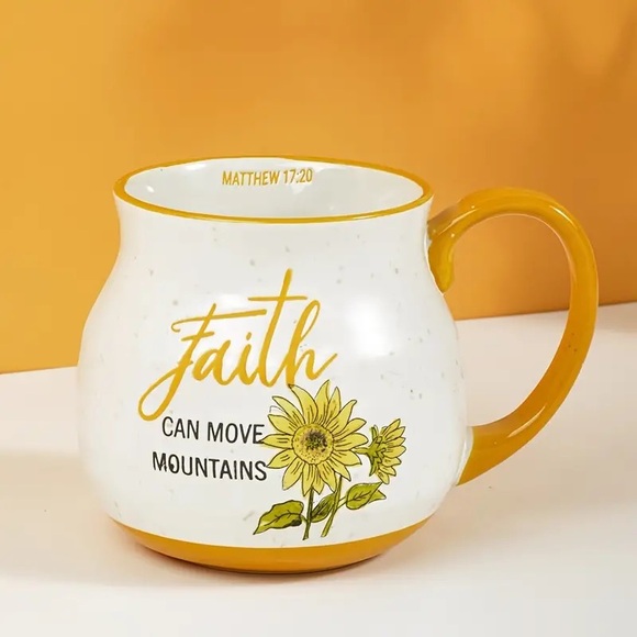 Faith can move mountains Coffee mug - Picture 8 of 8